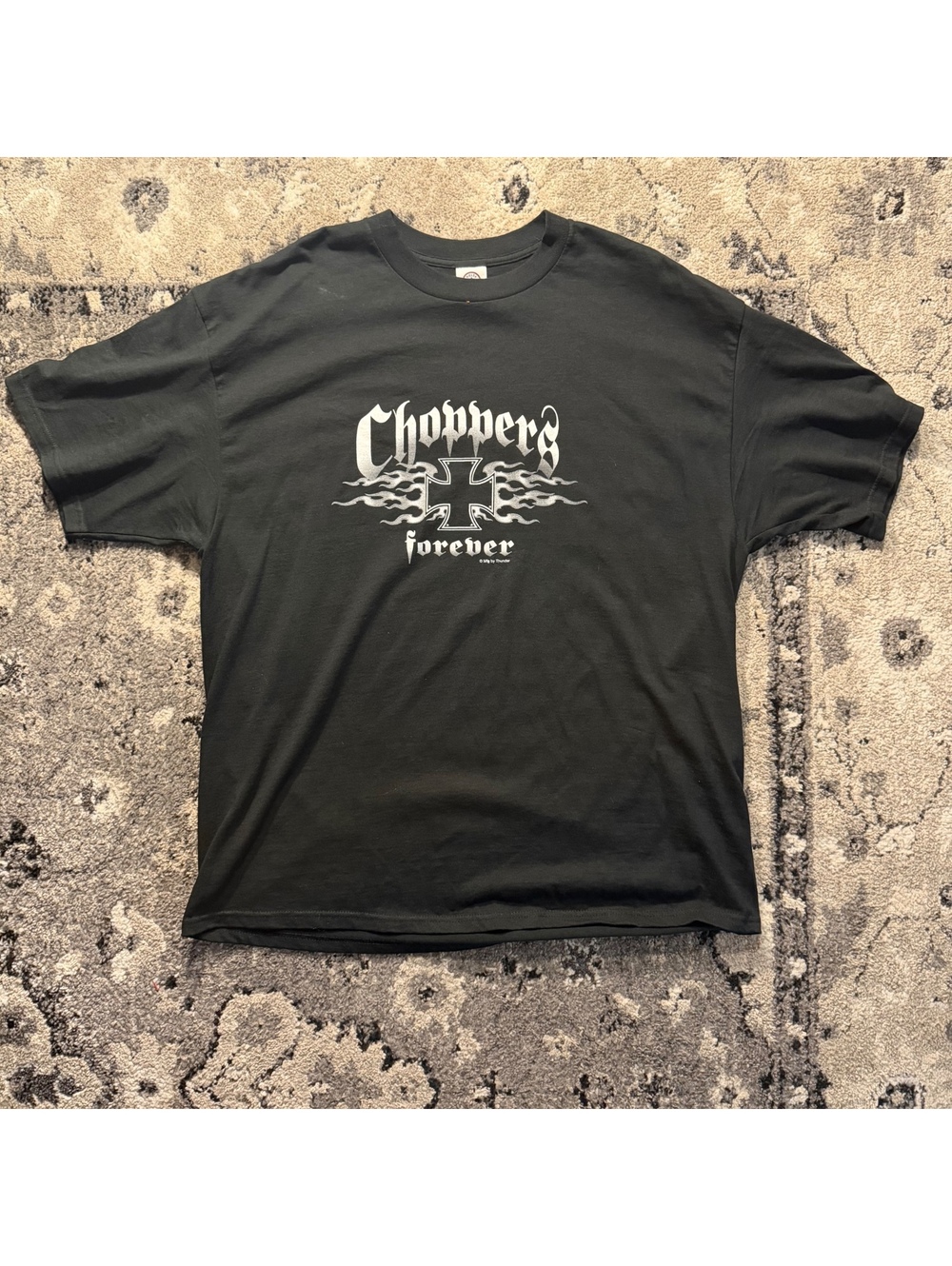 Delta Pro Weight 2XL Black Cotton Chopperz Forever Gorilla T